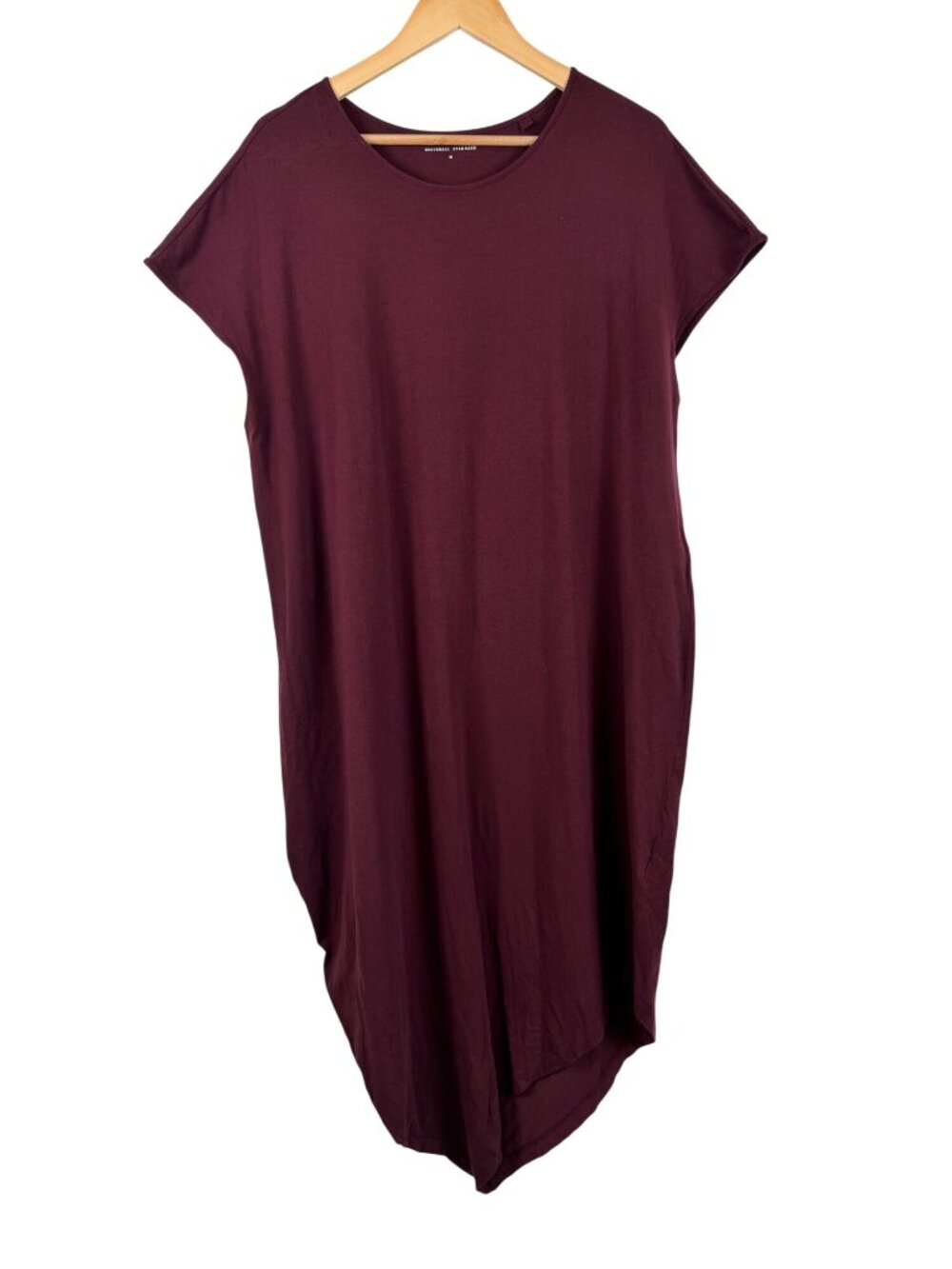 Universal Standard Geneva Asymmetrical Midi Dress Size Medium Pima Cotton